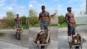your lumberjack is jerking off