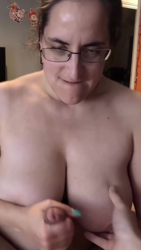 Spectacular moment from &quot;Step-son Gives Stepmom a Big Facial!&quot;
