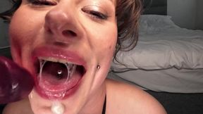 spit slut hardcore lesbians