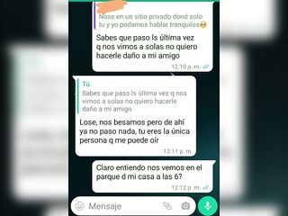 la novia de mi'migo me escribe para contarme sus problemas y le saca la vuelta- sexo discreto