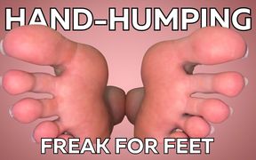Hand-humping Foot Freak JOI Humiliation