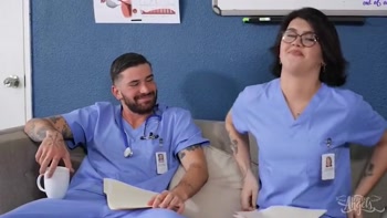 TRANS ANGELS - Hot Daisy Taylor Gets Her Ass Pounded And Licked By Handsome Chris Damned & She Gets A Sloppy Facial