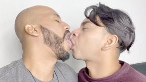 FANTASTIC AND DELICIOUS INTERRACIAL KISSES - BY KOBAYASHI AND JAMAL SANGENT - CLIP 3