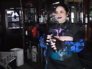 BOUNCING MY TITS IN AN ABANDONED PUB