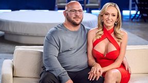 Impressive blonde with silicone tits Holly impaled by black boner