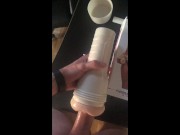 UNBOXING and FUCKING Riley Reid FLESHLIGHT [CLOSE UP] Cumshot!