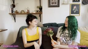 Girls Sneezing Fit Over Flowers mp4