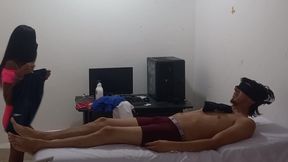 The Doctor Gives a Morbid Consultation to a Patient Who Has Just Arrived From the Countryside