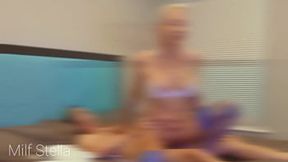 MILF STELLA FREEBIE - 8 Positions & 8 Facial Facial
