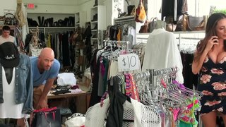 Guy realizes a fantasy about penetrating pornstar in store