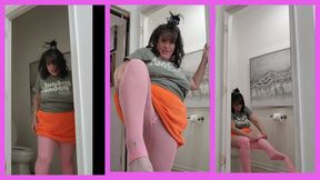 BUBBLE GUM PINK LEGGINGS