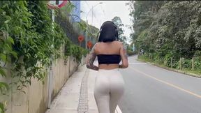 I Suck a Stranger's Cock in a Car on the Highway - Luna Vitaler and Max Betancur