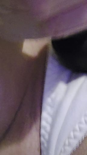 Horny MILF Enjoys Vibrator Through Panties...