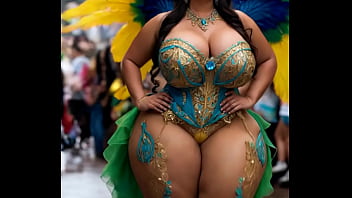 Brazilian BBW animation preview 1 (AI generated)