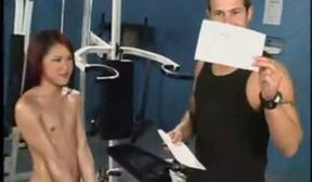 Redhead bitch anal fuck at the gym