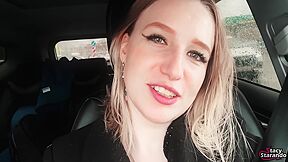 Social Experiment Ended For Presenter With Cum In Her Pussy