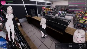 She got lost in a big city and started flashing her naked body at passersby.