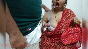 indian step mother-in-law saved her divorce with hindi audio
