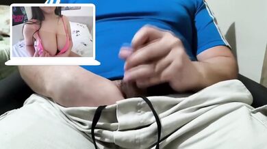 Big natural tits choke stepdad while moms away