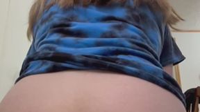 Rear view pushing plop mp4