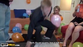 Really awesome teen 18+ orgy during a birthday party