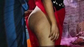 Beautiful indian aunty doggy style sex