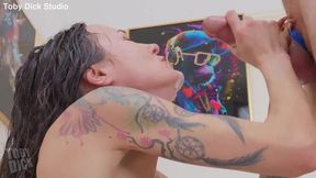 Charlotte gets her throat and butt smashed in a rough and humiliating scene