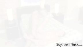 Oscar Roberts Gets Pounded Doggystyle by Tattooed Big Dick Jock