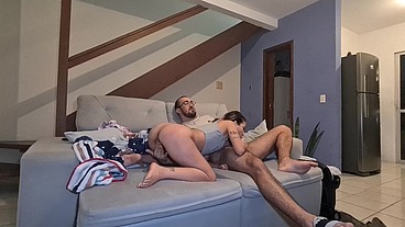 I called the little bitch to see a movie and she took my dick in her mouth and then sat down nice