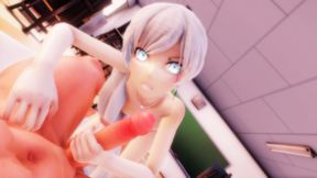 RWBY - Weiss Hanjob &amp; BJ (A XXX Parody)