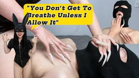 You Don’t Get To Breathe Unless I Allow It - Hold Breath - Hand Over Mouth - Control Breath - Female Dominatrix | LINH'S LONG NAIL | CRAZY ABOUT LONG AND NATURAL NAILS