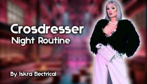 Crosdresser Getting Ready For a Party