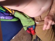 Me jacking off with dick through fly 10-20-2021