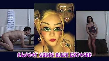 Faggot Chris Ellis Exposed 2 HE GAVE PERMISSION