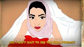 Arab Hottie Tutor: English Lessons &amp_ Seductive Secrets - 3:43 Minutes of Sizzling Animation