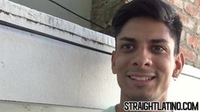 Naughty tattooed Latino fucked doggystyle bareback after BJ