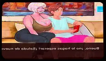 Sultry Mature Cartoon Neighbor Gets Off Right Beside You