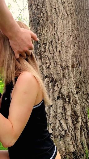 Wifebucket Amateurs - a Beautiful Forest Fairy Gets Fucked Hard Against a Tree
