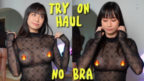 Elf girl tries on see through lingerie, gets completely see through