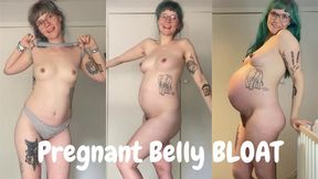 Bloated Nude 2nd Pregnant Belly Fetish Growth