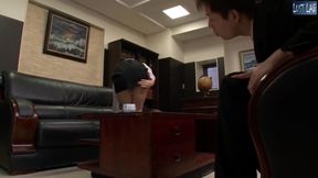 Office Temptation - the Pantyless Coworker Suddenly Undresses Right Before His Eyes - Part4