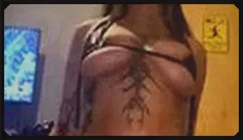 Tattooed Student's Solo Play with Dildo Must watch