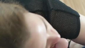 Blond MILF Heather Kane takes anal pounding and facial