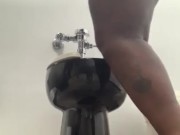 Truck stop pissing