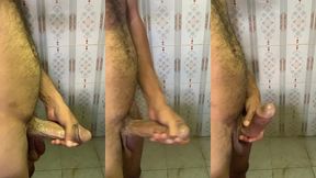 stroking my cock
