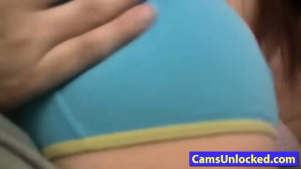 Amateur babe lap dance