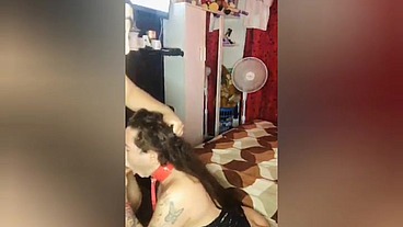 fat lucky guy fucks a latin shemale LIMA PERU VENEZUELA AMBAR