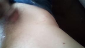 Transgirl Naked Tasting Her Yummy Cummy Stomach