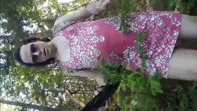 Crossdresser's Outdoor Adventure