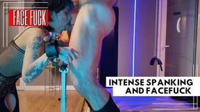 BondageMaster and Submissive: Gabe Spec's Intense Spanking and Facefuck (720) - Bondage - Spanking - Face Fucking - BDSM - Domination - Submissive Slave Training